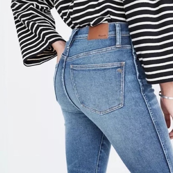 Madewell 10" High Rise Skinny Jeans Cordova‎ Wash - Picture 2 of 14